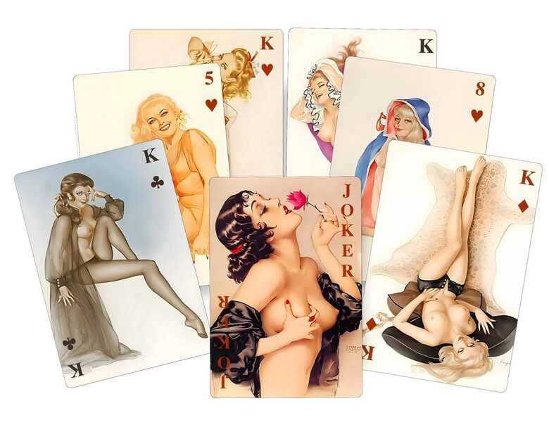 Alberto Vargas Poker cards